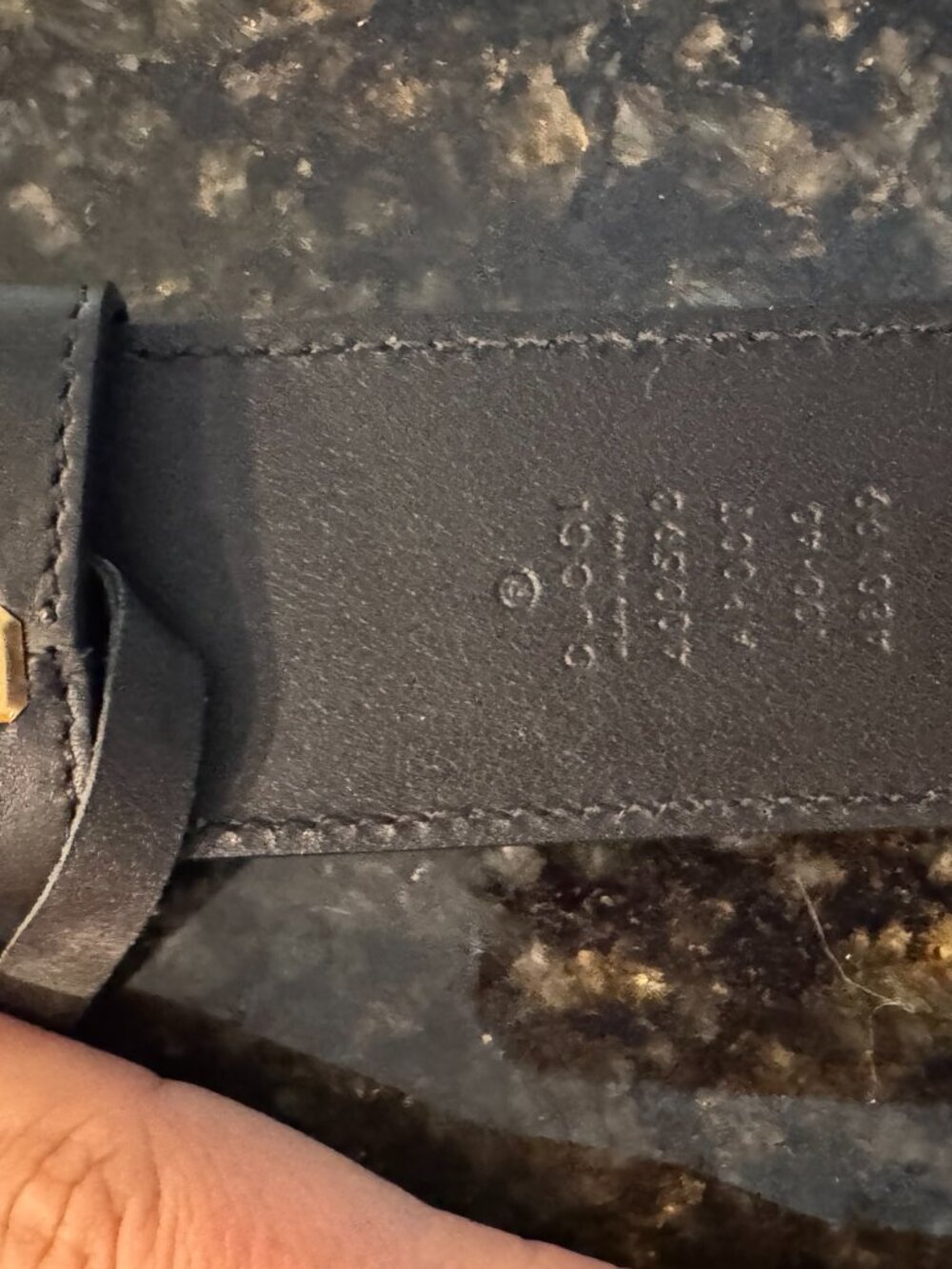 Gucci GG Marmont Wide Belt in Black/Gold Size 100 - Picture 5 of 5